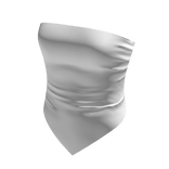 ♡ White Silk Bandana Top