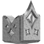 White Silver Star Gauntlet L [R6]