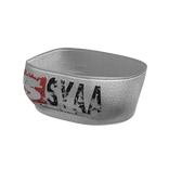 ☆ white silver syaa crop top