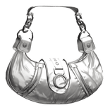 White Silver Y2K 2000s Luxury Designer Purse