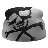 White Skull Realistic Luxury Beanie