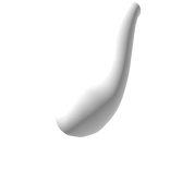 White snow leopard tail