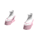 white socks w platform sandals	