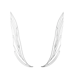 White Sophisticated Fairy Wings