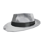 White Sparkle Time Fedora
