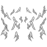 White Spiky Aura Bottom