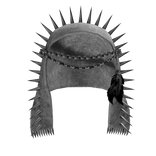 White Spiky Gothic Headscarf Hood