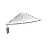 White Straw Samurai Hat