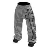 White Streetwear Sweats w/ Boots