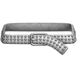 White Studded Belt 3.0