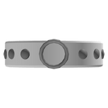 ♡ white studded choker