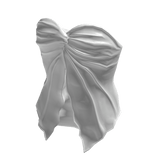 White Summer Vacation Twisted Tube Top