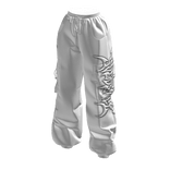 White Svddenly Cargo Sweatpants