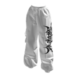 White Svddenly Cargo Sweatpants