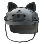 White Swat Helmet w/ Dog Ears