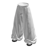 White Sweatpants Sneakers Baggy Tracksuits Joggers