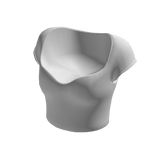 White Sweetheart Neck Cropped Top