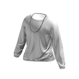 White T-Shirt w/ Chain