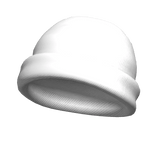 White Thrifted Beanie