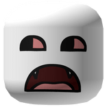 White Tired Scared Face