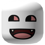 White Tired Smiley Face