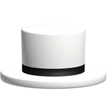 White Top Hat