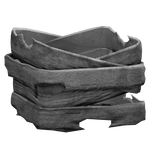 White Torn Bandage Arm Wrap (Right)