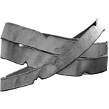 White Torn Face Bandage Wraps