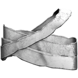 White Torn Shoulder Bandage Wraps [Right]