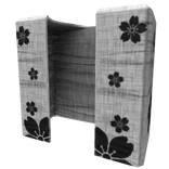 [R6] Black and White Hawaiian Shirt Torso