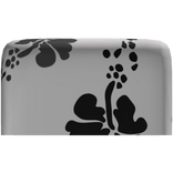 White Tropical Floral Button Shirt ( Right Arm )