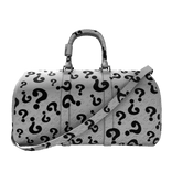 White Virgil abloh riddler duffel bag