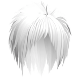 white vkei scene hair