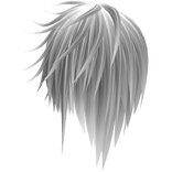 White Vkei Windy Long Messy Hair