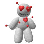 White Voodoo Doll