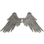 White w leather Icarus wings recoloring add-on