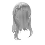 White Wavy Girl Hair