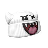 White Waza Cat Beanie