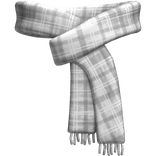 White Winter Scarf