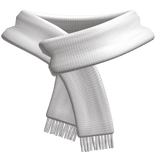 White Winter Scarf 3.0
