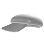 white winter side beret