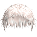 White Wispy Dark Scene Messy Emo Goth Boy Hair