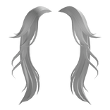 White Wolf Cut Side Bangs