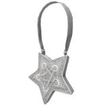 White Y2K Denim Star Shoulder Bag 🫐