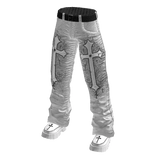 White Y2k Gothic Jeans