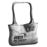 white y2k handbag w/ flip phone