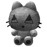 White Y2K Kitty Cat Plushie Backpack