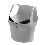 White Y2K Rebellion Tank Top