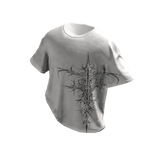 White y2k Tucked Sigil Tee