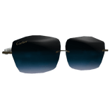 White Yays w/Gradient Blue Yint